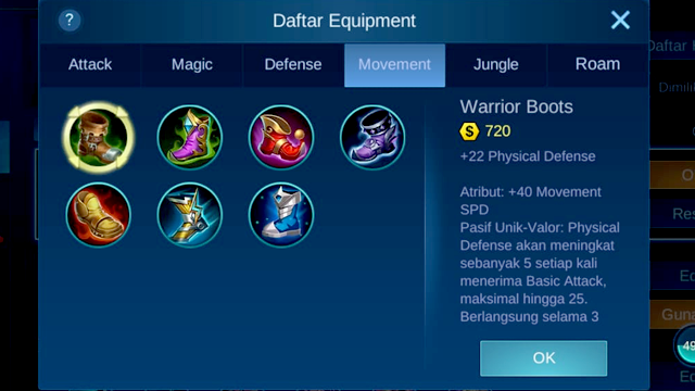 build aldous 8000 damage Warrior Boots