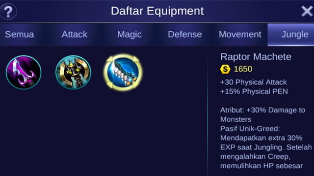 Build layla revamp terkuat Raptor Machete