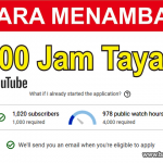 Situs Penambah Jam Tayang Youtube Website untuk Menambah, Cara Cek dan Menghitung Jam Tayang Youtube