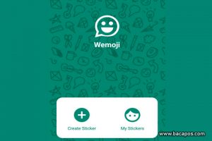 Cara membuat stiker whatsapp atau wa sendiri menggunakan aplikasi atau app wemoji