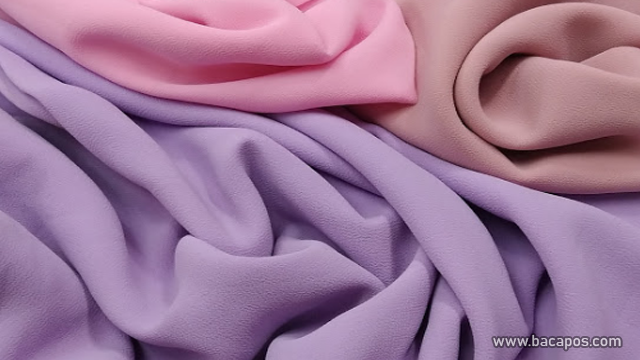 Cerutil jenis kain untuk jilbab