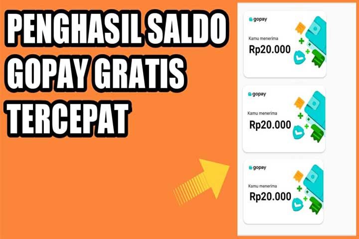 Aplikasi apk Penghasil Saldo Gopay Tercepat paling populer, game penghasil uang gopay legit