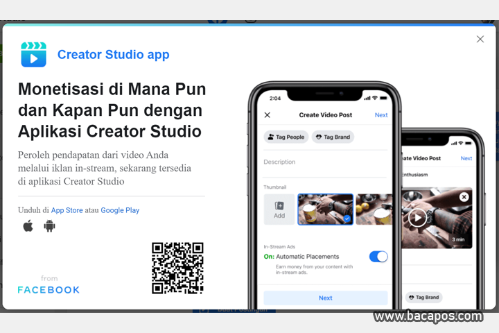Cara monetisasi facebook (fb), syarat monetisasi video dan halaman facebook gaming